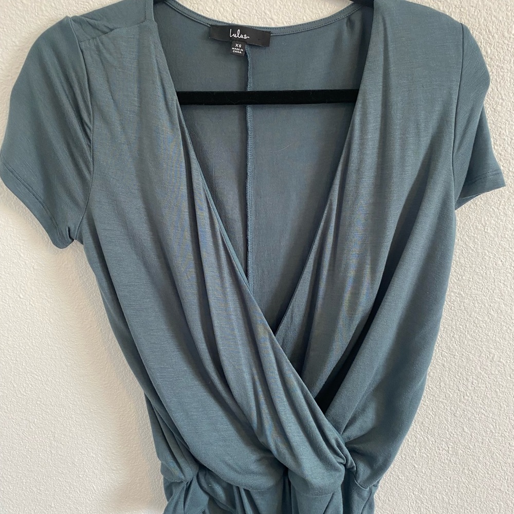 Deep v body suit